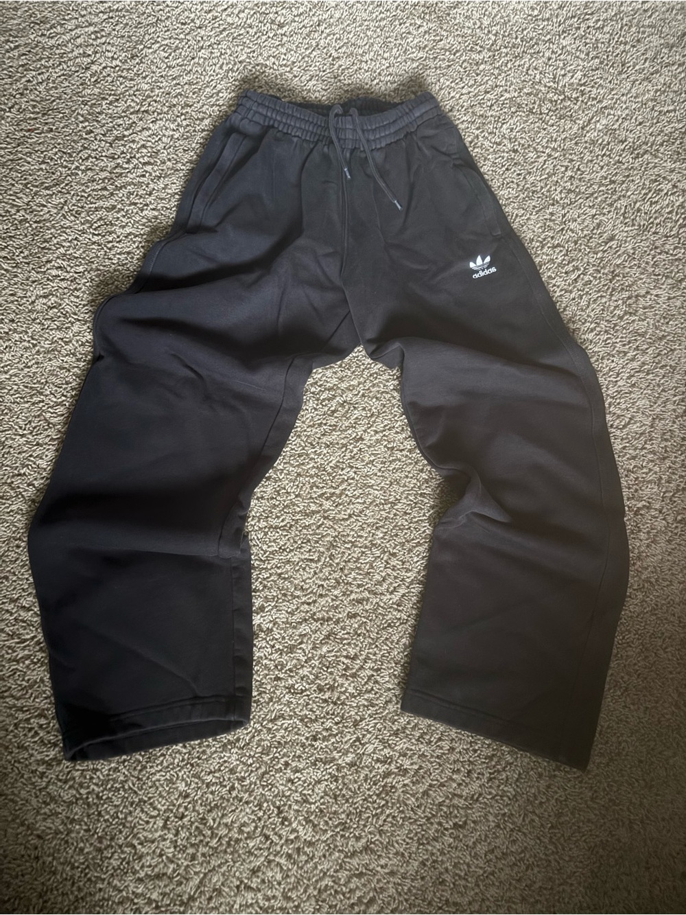 adidas Black Kids Trefoil Jogger Pants